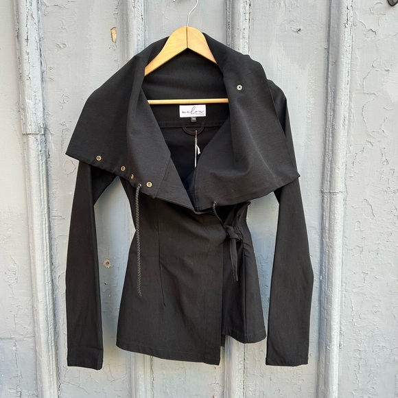 Melow by Melissa Bolduc Isabeau Assymetric Jacket, BNWT, size XS - Picture 4 of 14